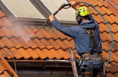 Démoussage et hydrofuge de toiture à Baulou